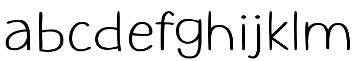 Mousseline Pro Light Font LOWERCASE