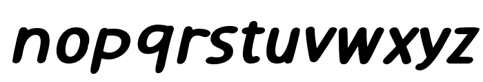 MousselinePro-BoldItalic Font LOWERCASE