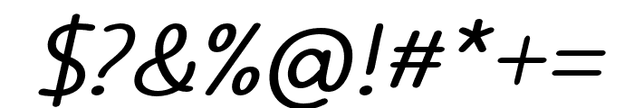 MousselinePro-Italic Font OTHER CHARS