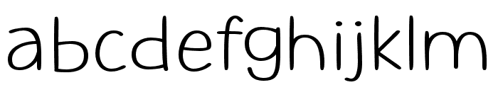 MousselinePro-Light Font LOWERCASE