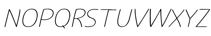 MousselinePro-ThinItalic Font UPPERCASE