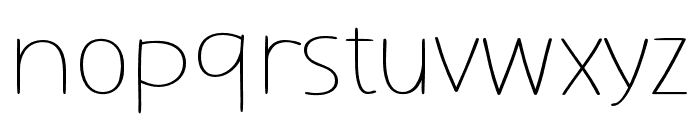 MousselinePro-Thin Font LOWERCASE