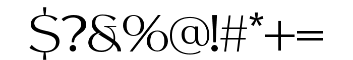 Moustier Font OTHER CHARS