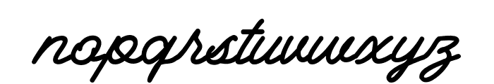 Moutre Font LOWERCASE
