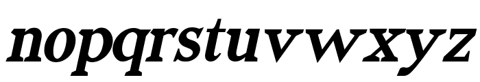 Mouvere' Bold Italic Font LOWERCASE