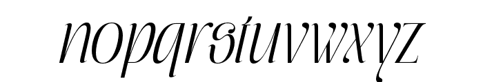 Moxtas Light Italic Font LOWERCASE