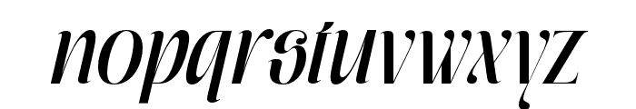 Moxtas Medium Italic Font LOWERCASE