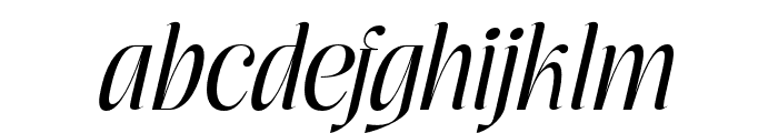 Moxtas Regular Italic Font LOWERCASE