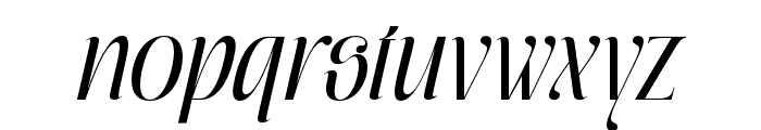 Moxtas Regular Italic Font LOWERCASE