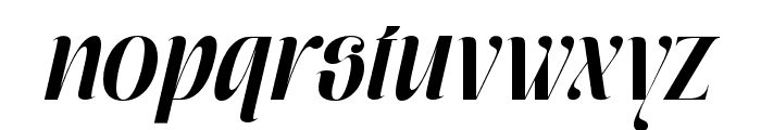 Moxtas Semibold Italic Font LOWERCASE