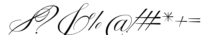 Mozilla Script Font OTHER CHARS