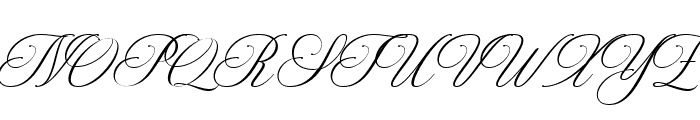 Mozilla Script Font UPPERCASE