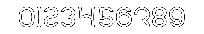 Mozzie-Hollow Font OTHER CHARS