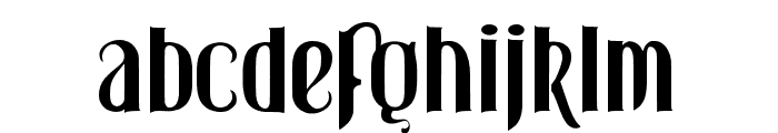Mponpon-Regular Font LOWERCASE