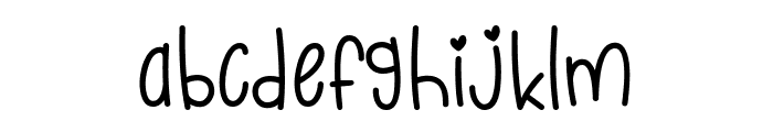 Mr Butterfly Font LOWERCASE