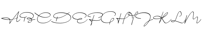 Mr Dj Signature Font UPPERCASE