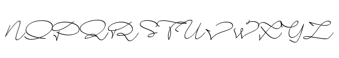 Mr Dj Signature Font UPPERCASE