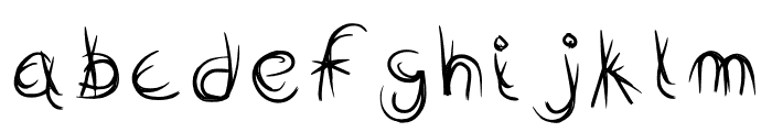 Mr Spike Font LOWERCASE