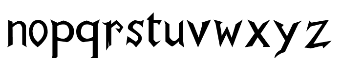Mr.Draculle Font LOWERCASE