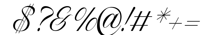 MrsHannah-Italic Font OTHER CHARS