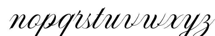 MrsHannah-Italic Font LOWERCASE