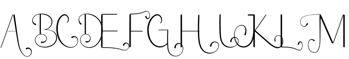 Ms Claudy Font UPPERCASE