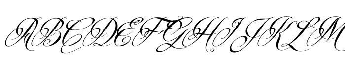 Ms Greillay Italic Font UPPERCASE