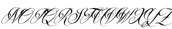 Ms Greillay Italic Font UPPERCASE