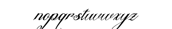 Ms Greillay Italic Font LOWERCASE