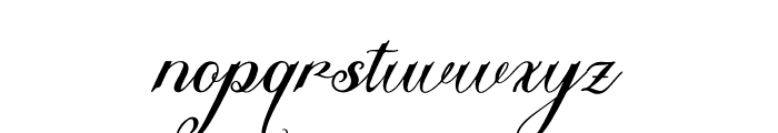 Ms Greillay Font LOWERCASE