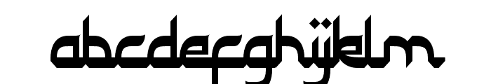 Mubarak-Regular Font LOWERCASE