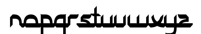 Mubarak-Regular Font LOWERCASE