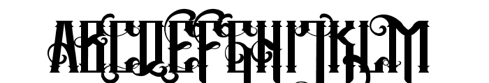 Mughals Font UPPERCASE
