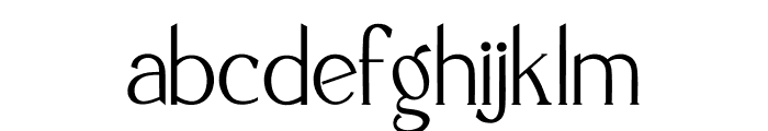 Mugia Font LOWERCASE