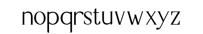 Mugia Font LOWERCASE