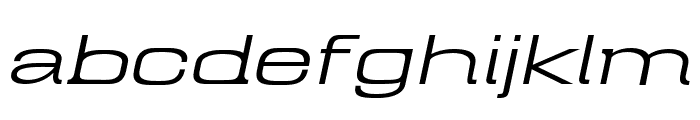 Mugio-ExtraLightSlanted Font LOWERCASE
