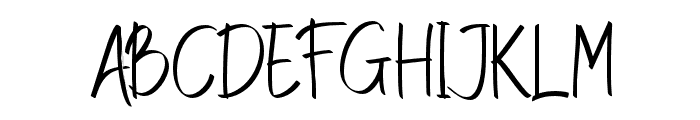 Mugiwara-Regular Font UPPERCASE