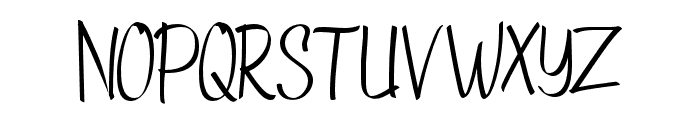 Mugiwara-Regular Font UPPERCASE