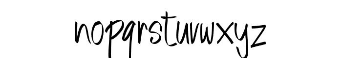 Mugiwara-Regular Font LOWERCASE