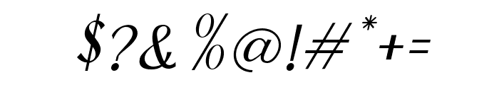 Mugiyako-Oblique Font OTHER CHARS
