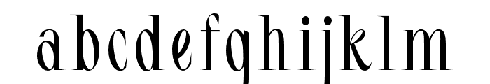 Mugiyako-Regular Font LOWERCASE