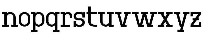 Mulfin Font LOWERCASE