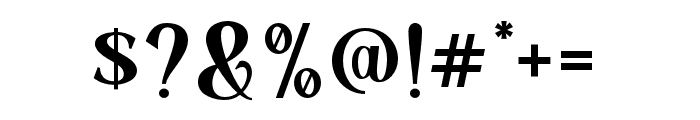 Mullion Font OTHER CHARS