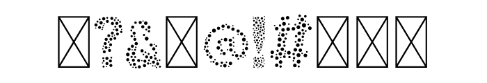 MultiDots Font OTHER CHARS