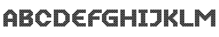 MultiType Brick Mega Blocks Font UPPERCASE
