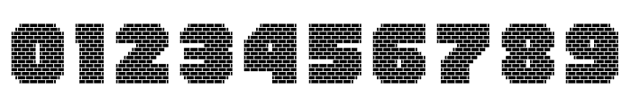 MultiType Brick Wall Font OTHER CHARS
