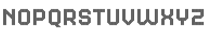 MultiType Lines Regular Font LOWERCASE