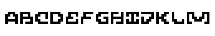 MultiType Maze Cryptic Font UPPERCASE