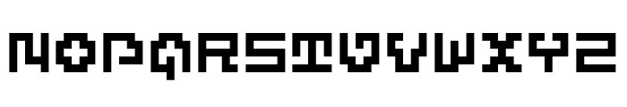 MultiType Maze Cryptic Font LOWERCASE