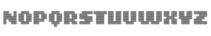 MultiType Maze Display Font UPPERCASE